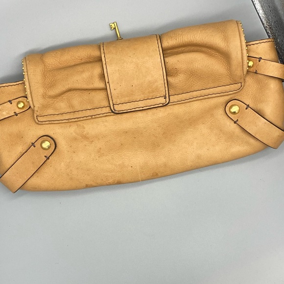 juicy couture leather clutch purse with hanging charms - Picture 6 of 12